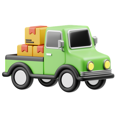 Truck Delivery  3D Icon