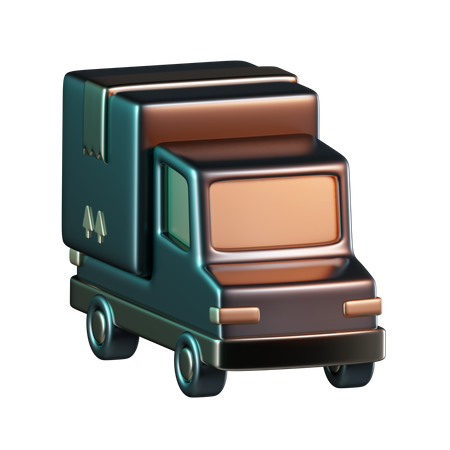 Truck Delivery  3D Icon