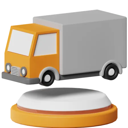 Truck Delivery  3D Icon