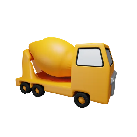 Truck Mixer Download This Item Now 3D Icon