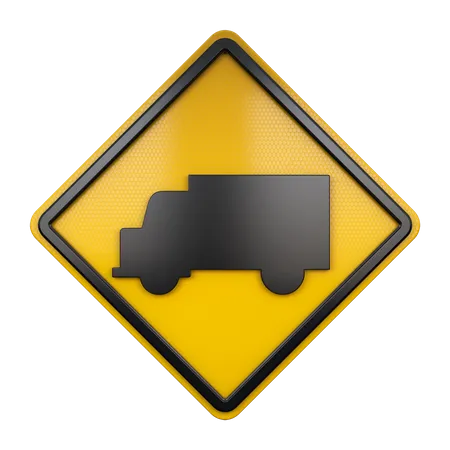 Truck Sign  3D Icon