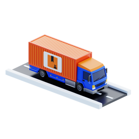 Trucking  3D Icon