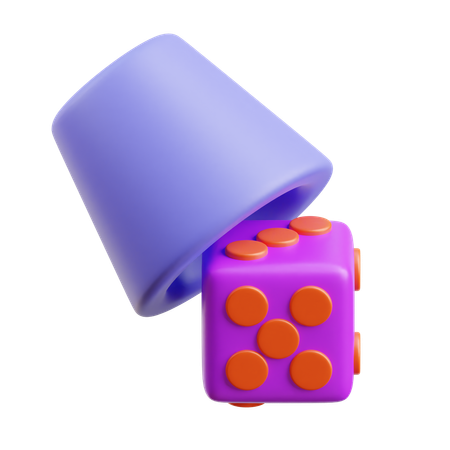 Truco de dados  3D Icon