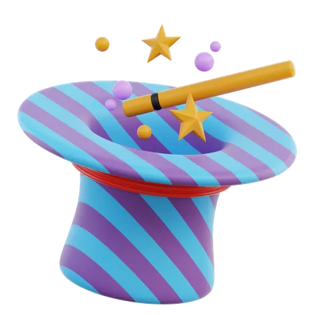 Truco de magia  3D Icon