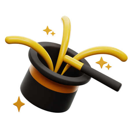 Truco de magia  3D Icon