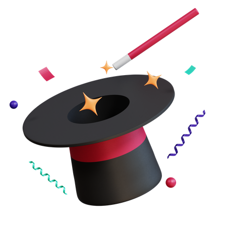 Truco de magia  3D Icon