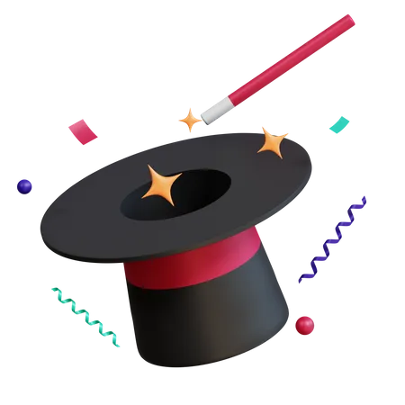 Truco de magia  3D Icon