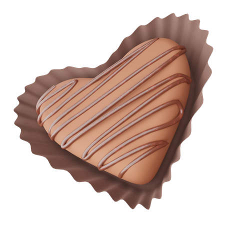 Chocolate trufado  3D Icon