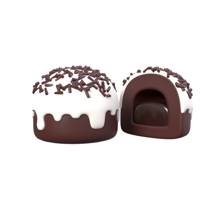 Truffes au chocolat  3D Icon