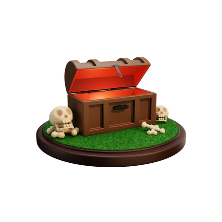 Brustbox  3D Illustration