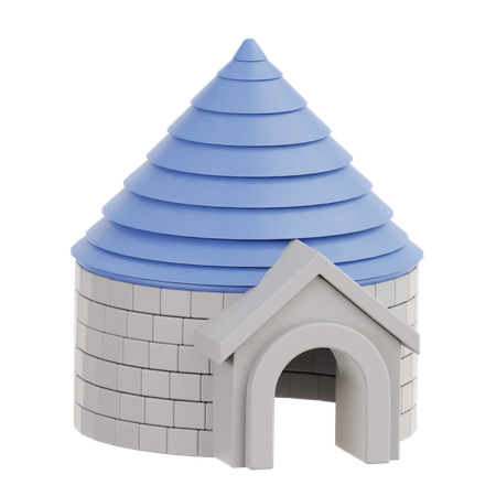 Trullo  3D Icon