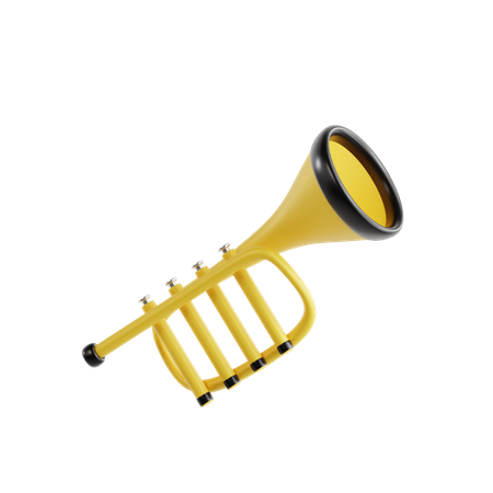 Trumpet  3D Icon