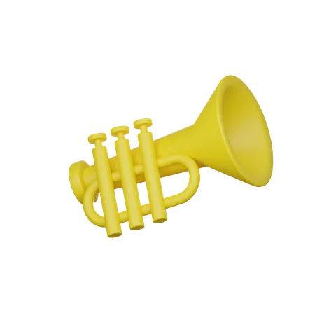 Trumpet 3 D Icon 3D Icon