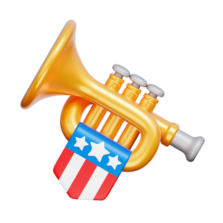 Trumpet  3D Icon
