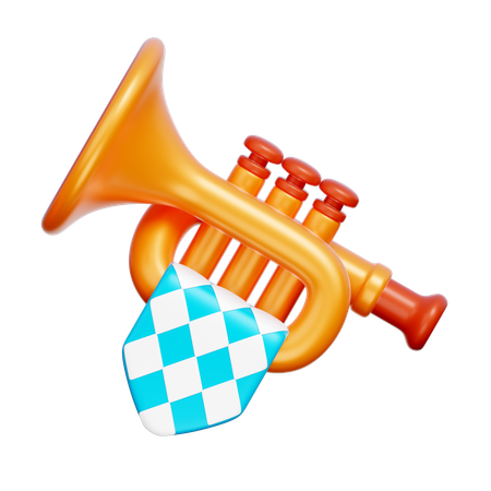 Trumpet  3D Icon
