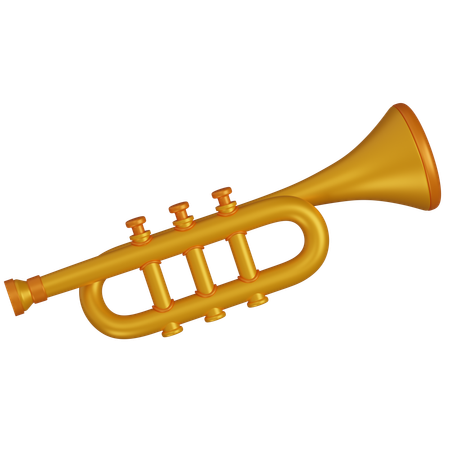 Trumpet  3D Icon