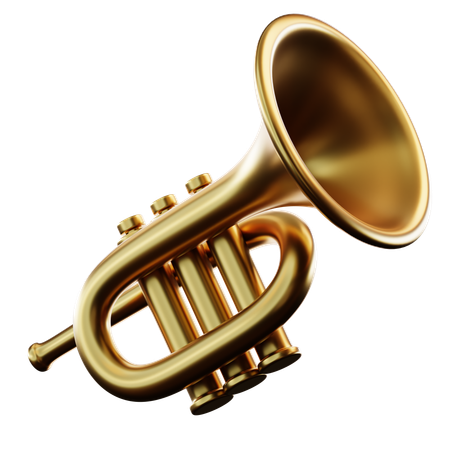 Trumpet  3D Icon