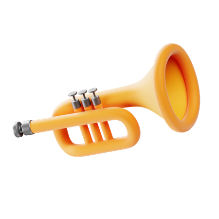 Trumpet  3D Icon