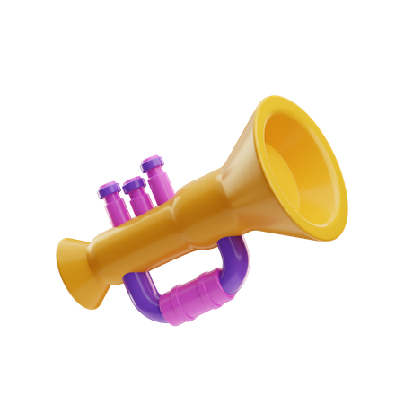 Trumpet  3D Icon