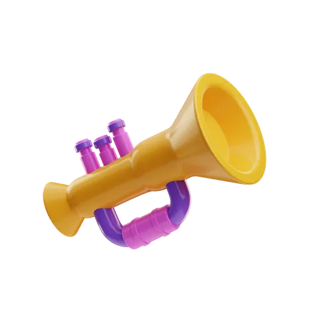 Trumpet  3D Icon