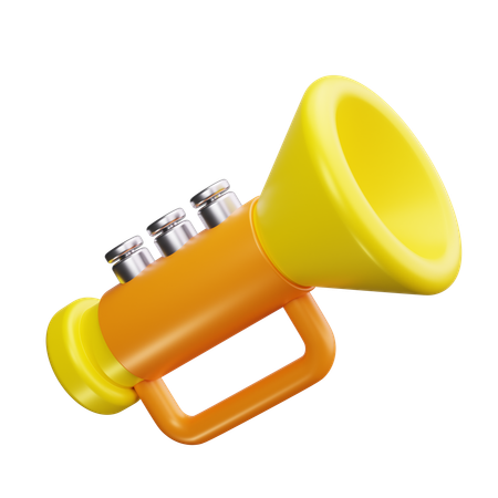 Trumpet  3D Icon