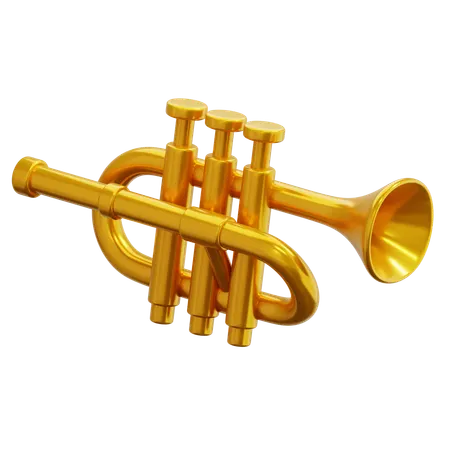 Trumpet  3D Icon