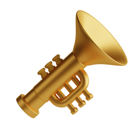 Trumpet  3D Icon