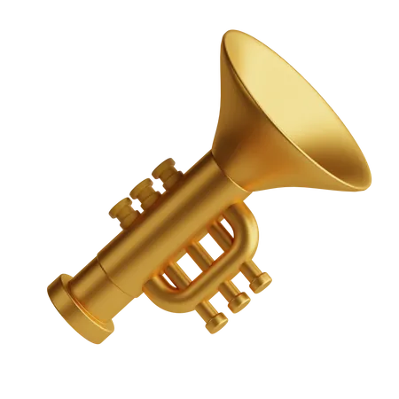 Trumpet  3D Icon