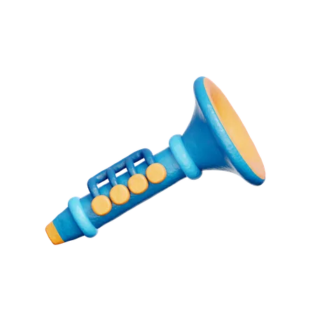 Trumpet  3D Icon