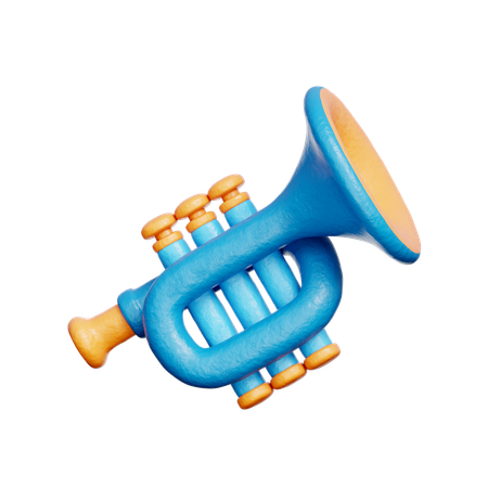 Trumpet  3D Icon