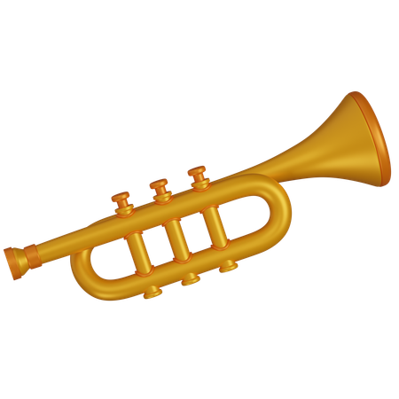 Trumpet  3D Icon