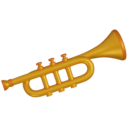 Trumpet  3D Icon