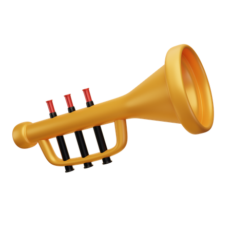 Trumpet  3D Icon