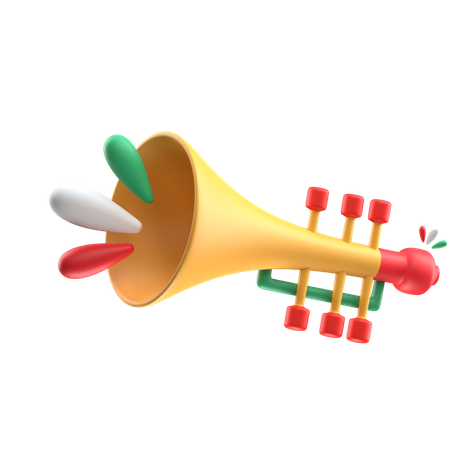 Trumpet  3D Icon