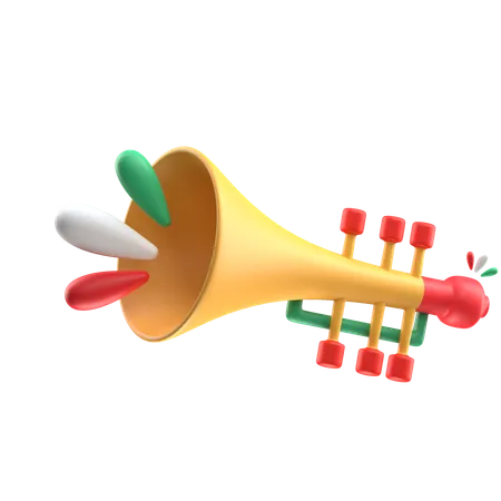 Trumpet  3D Icon