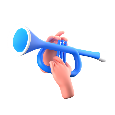 Trumpet  3D Icon