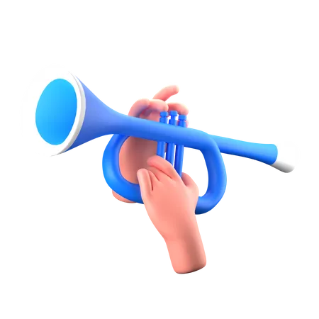 Trumpet  3D Icon