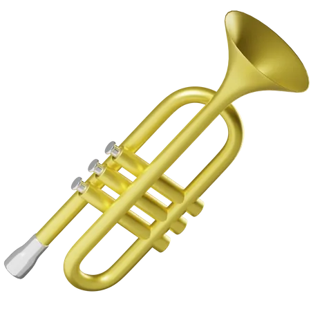 Trumpet  3D Icon