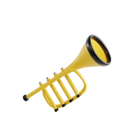 Trumpet  3D Icon