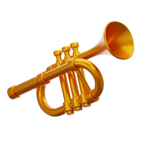 Trumpet  3D Icon