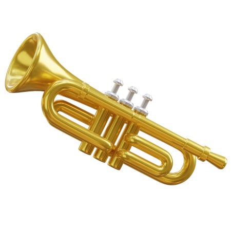 Trumpet  3D Icon