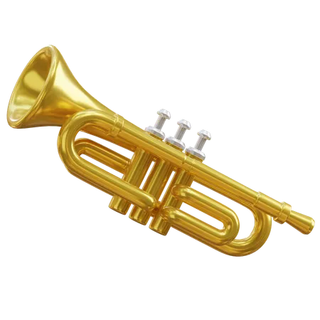 Trumpet  3D Icon