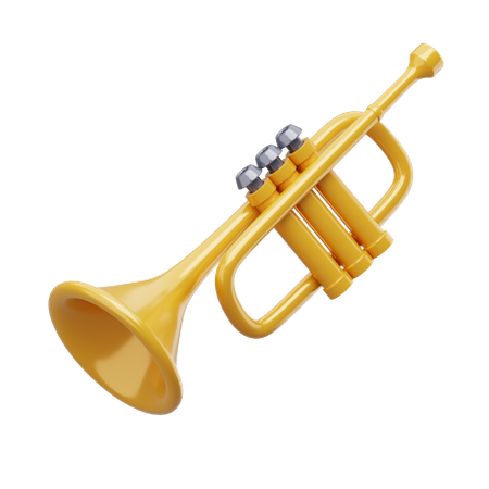 Trumpet  3D Icon