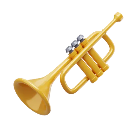 Trumpet  3D Icon