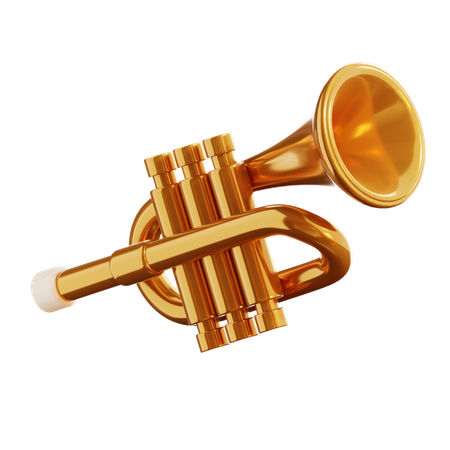 Trumpet  3D Icon