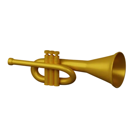 Trumpet  3D Icon