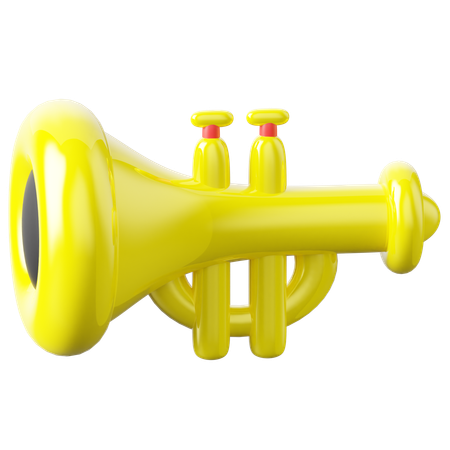 Trumpet  3D Icon