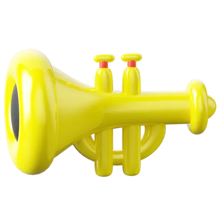 Trumpet  3D Icon