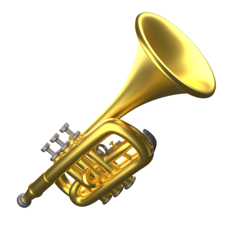 Trumpet  3D Icon