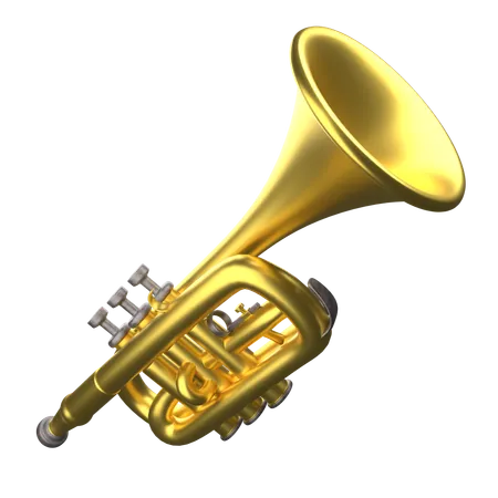 Trumpet  3D Icon